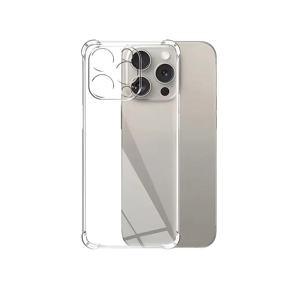Carcasa Silicona Transparente Para Teléfono Iphone 15 Plus-0