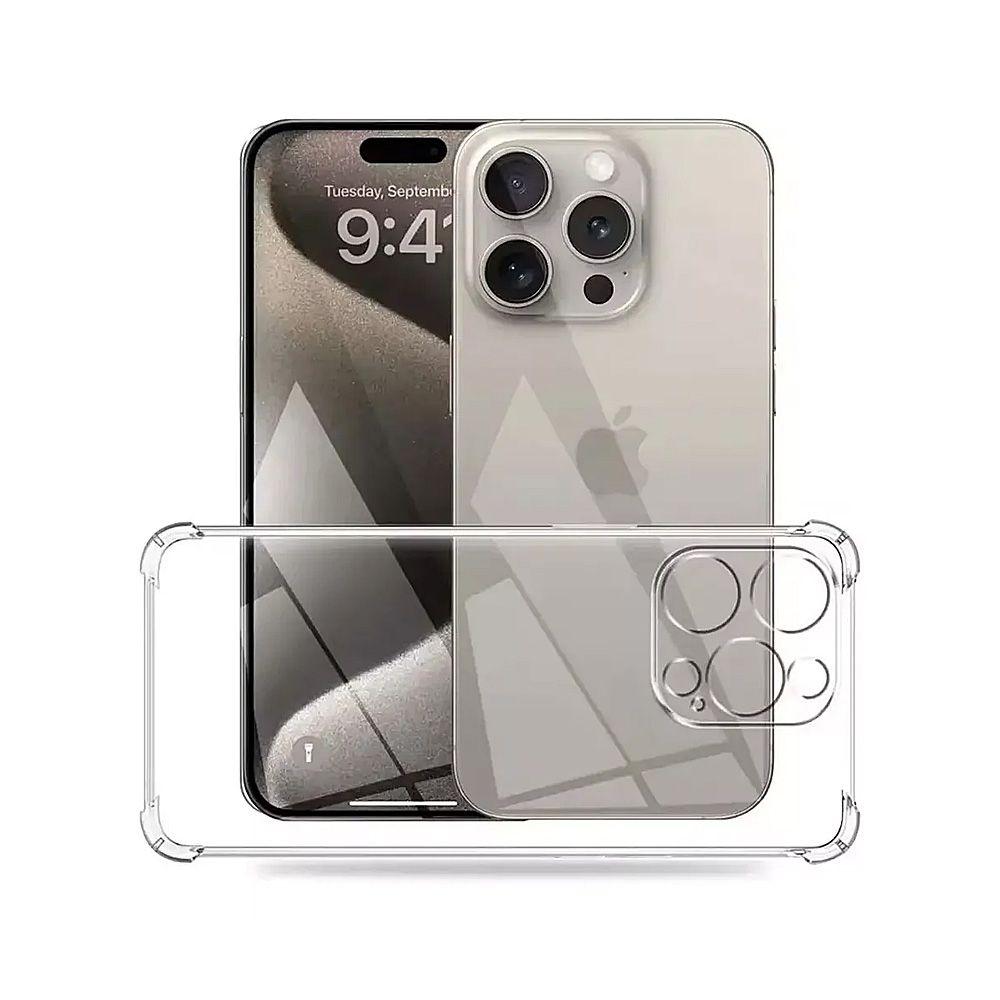 Carcasa Silicona Transparente Para Teléfono Iphone 15 Plus-1