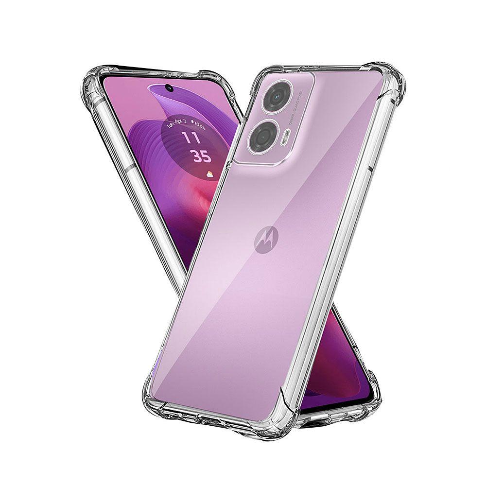 Carcasa Silicona Transparente Para Teléfono MOTOROLA G54-0
