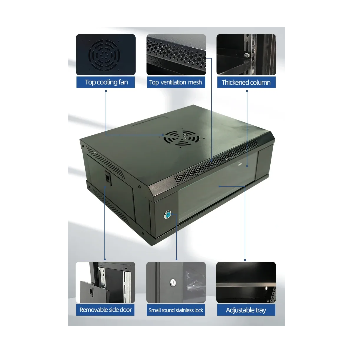 Gabinete Rack 4u-7
