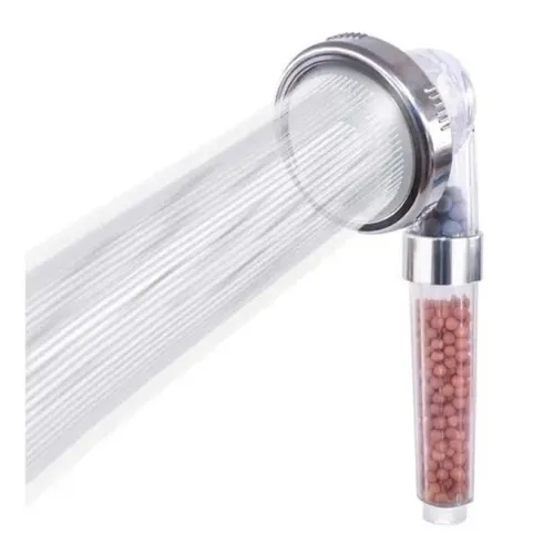Cabezal Ducha Filtro Purificador Iones Negativos Flujo Fijo-1