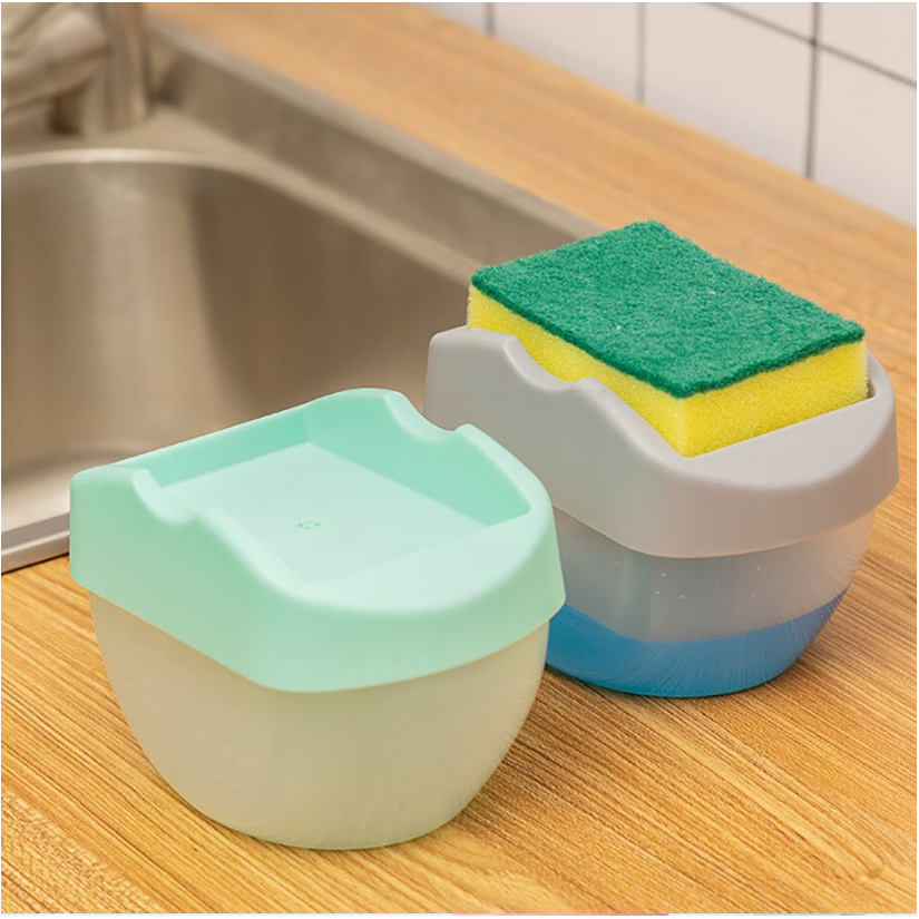 Dispensador de jabón y soporte de esponja-2