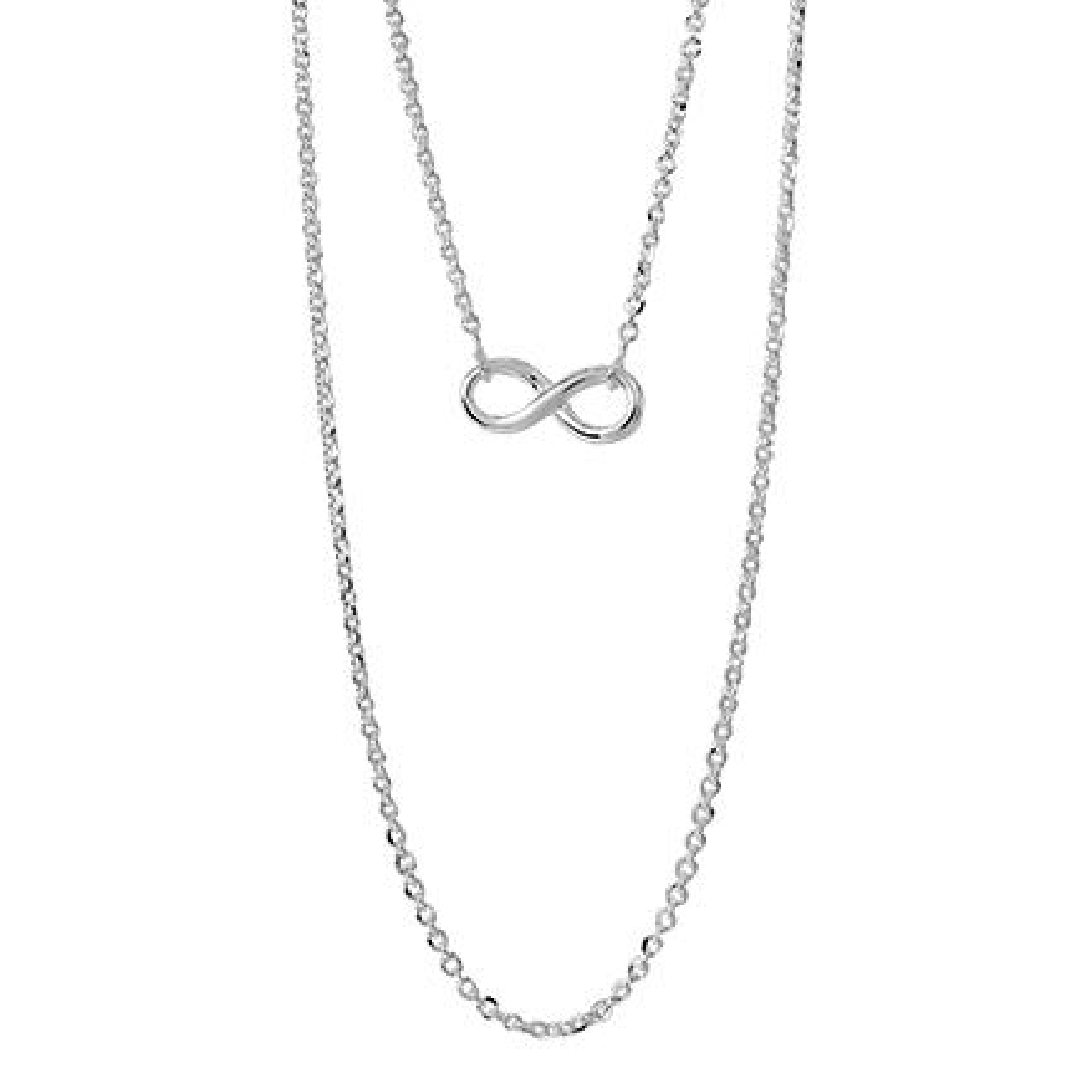 Collar Doble Infinito Italiano 50Cm-0