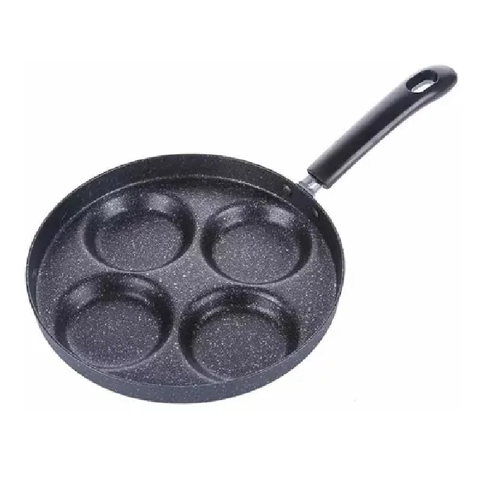 Sartén Para Freír Huevos Antiadherente 4 Agujeros Cocina-0