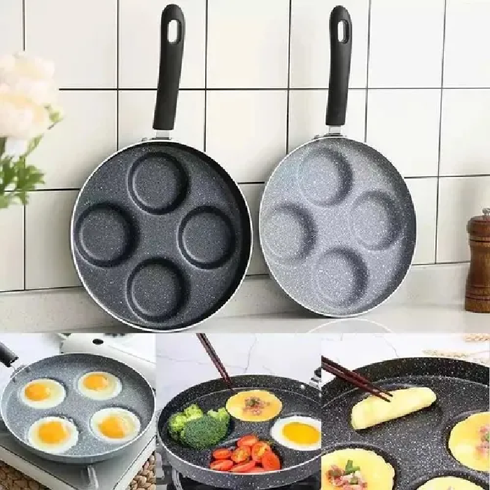 Sartén Para Freír Huevos Antiadherente 4 Agujeros Cocina-1