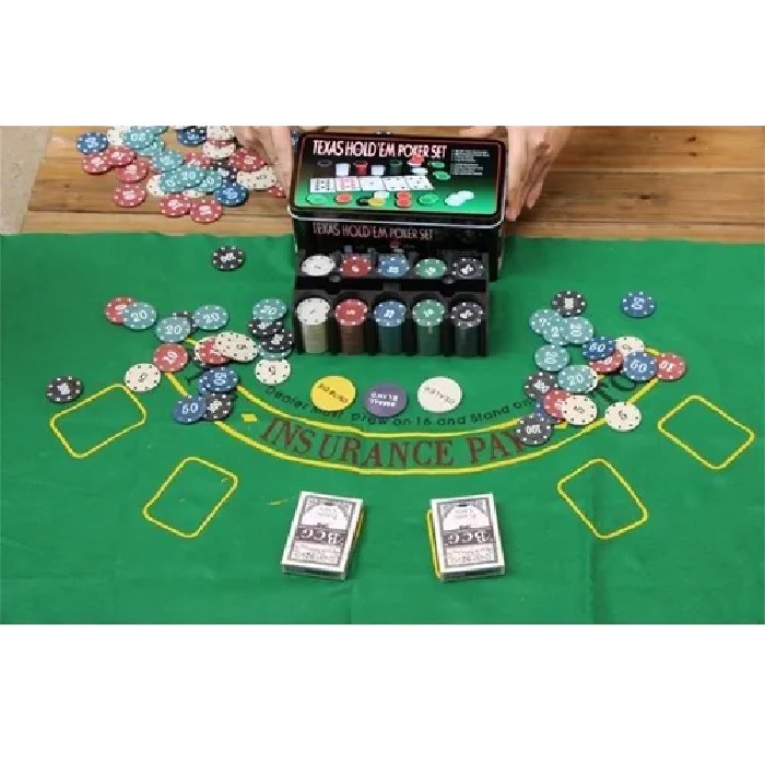 Set Poker Juego De Mesa 200 Fichas Naipes Fichas Poker-2