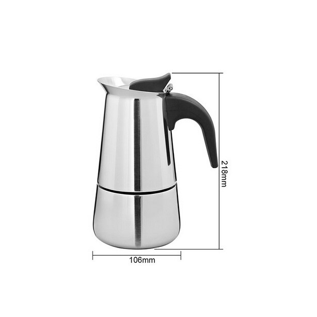 Cafetera Portátil De 9 Tazas de Acero Inoxidable -2