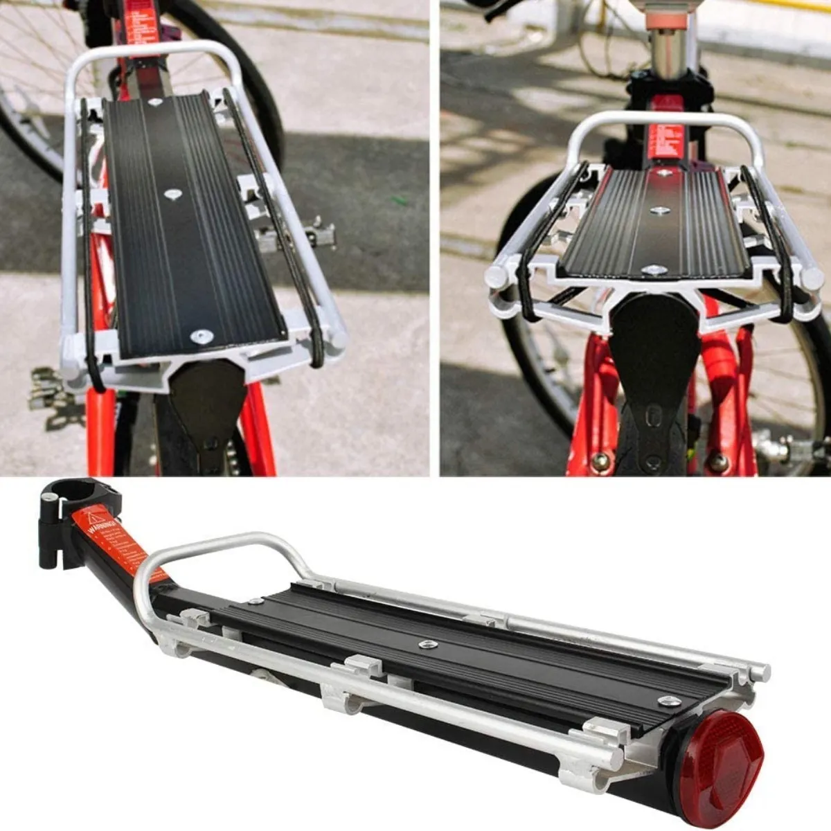 Parrilla Bicicleta Con O Sin Freno De Disco Porta Alforjas-1