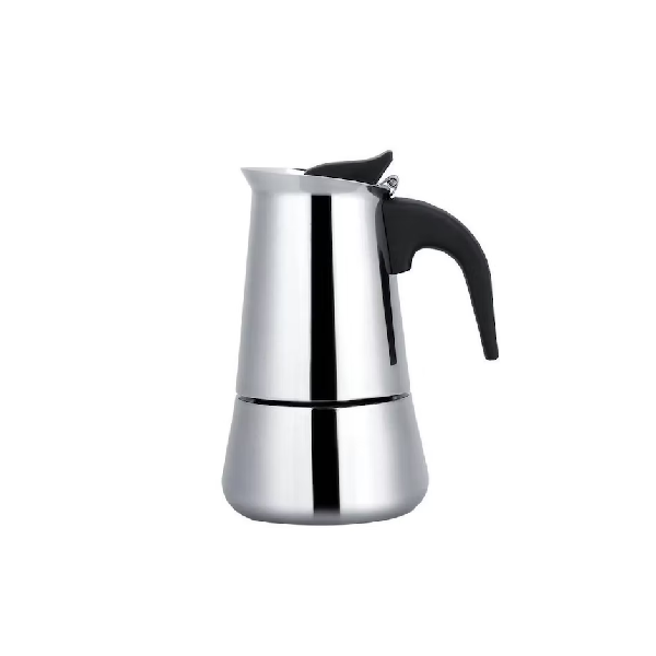 Cafetera Portátil De 6 Tazas de Acero Inoxidable -0