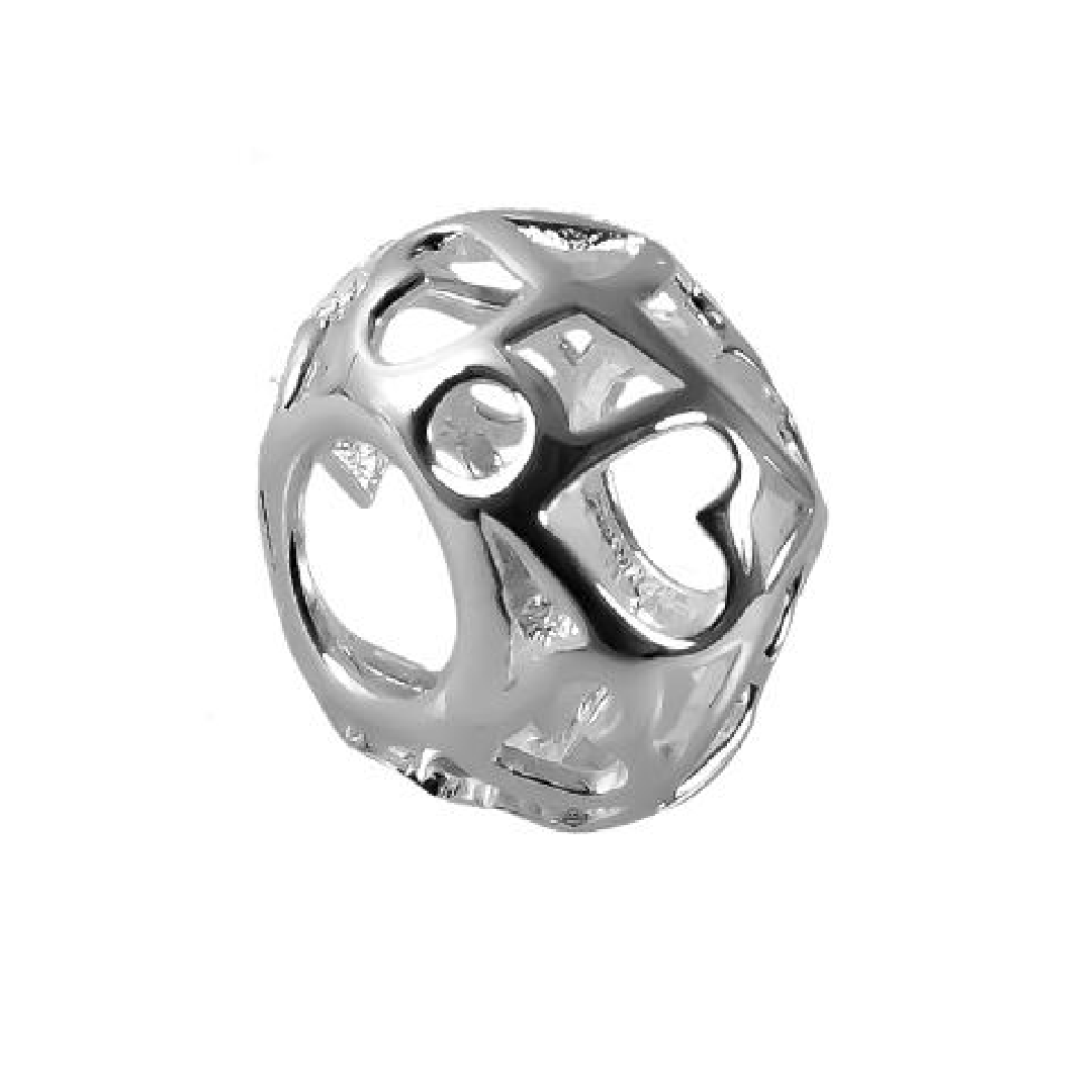 Charm Corazones Curvos Italiana-0