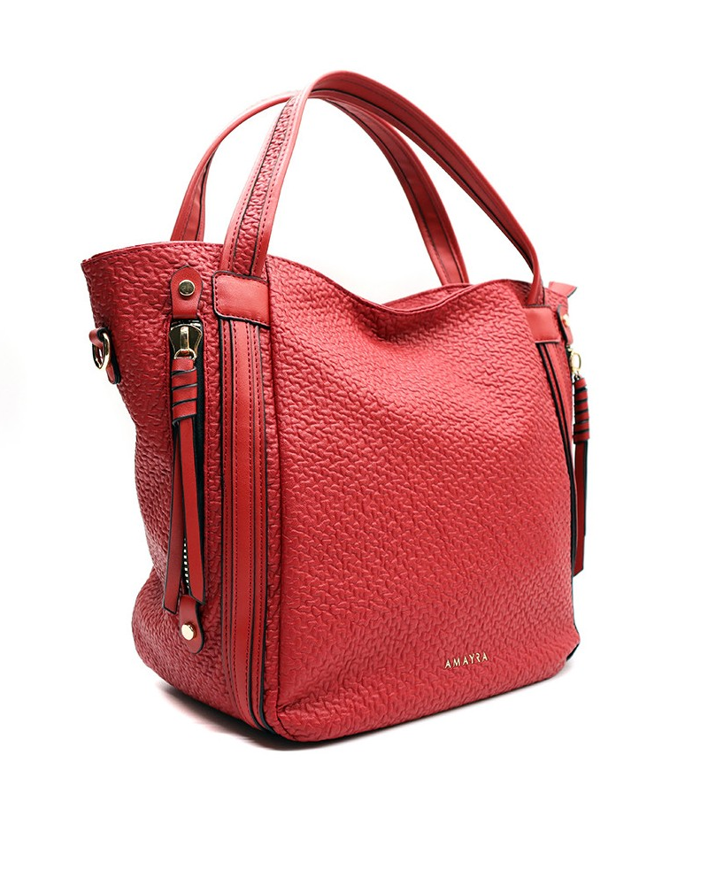 Cartera clásica rojo-1