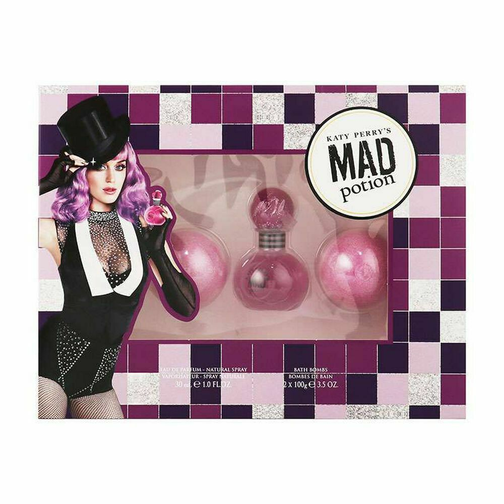 Katy Perry Estuche Mad Potion  edp 30ml+2 piezas Mujer-0
