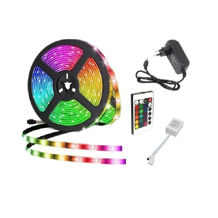 Cinta Tira Led 5 Metros Iluminacion  Con Control-1