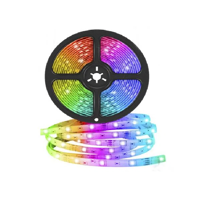 Cinta Tira Led 5 Metros Iluminacion  Con Control-0