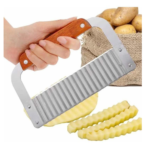 Cuchillo Ondulado Corrugado Acero Inoxidable-2