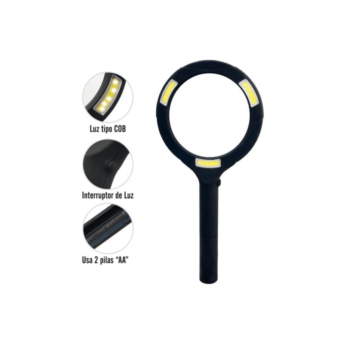 Lupa De Mano Con Luz Led con aumento -1