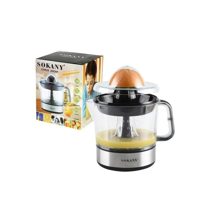 Exprimidor Electrico De Naranjas Limon 700 Ml Sokany Je-623d-1