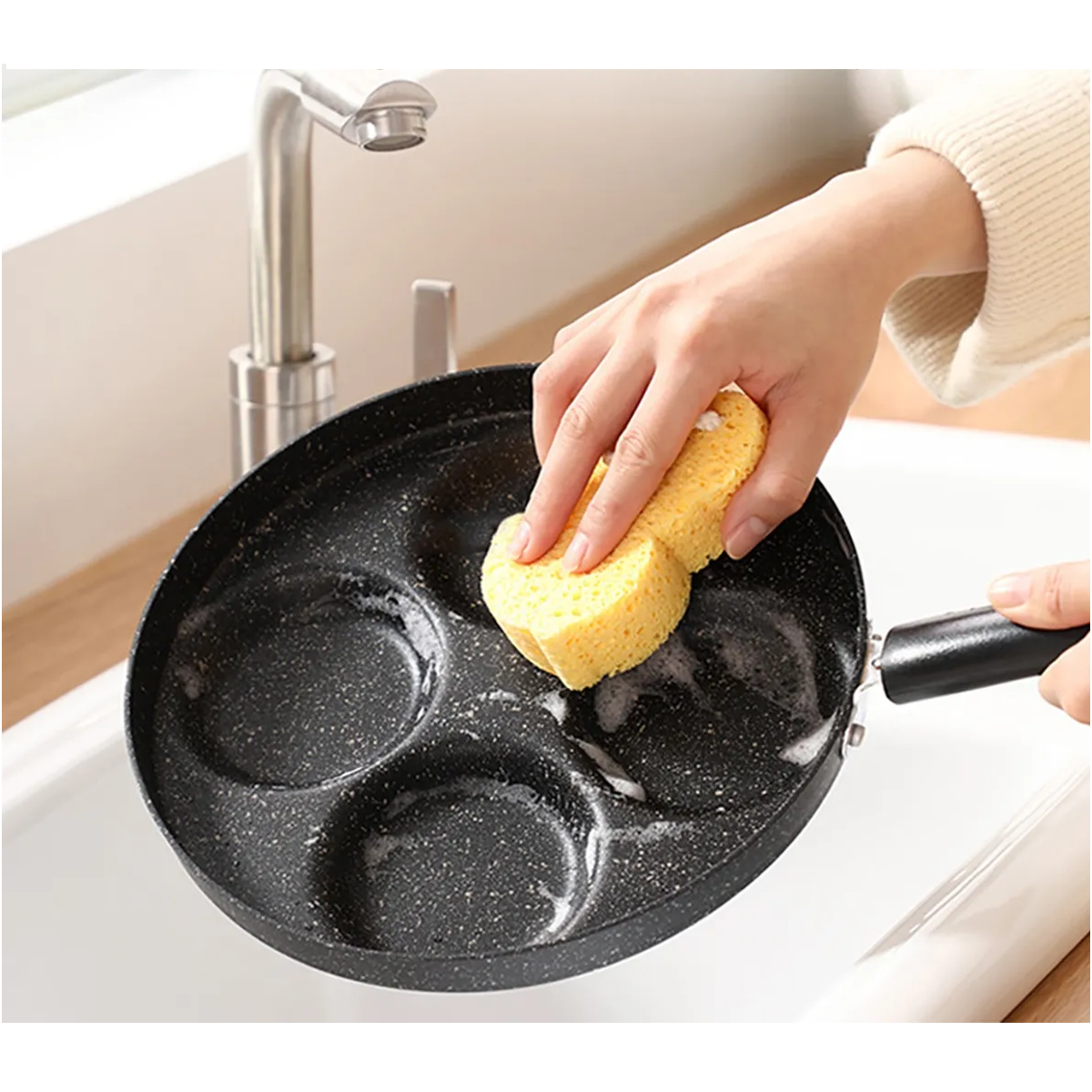 Sartén Antiadherente Para 4 Huevos-2