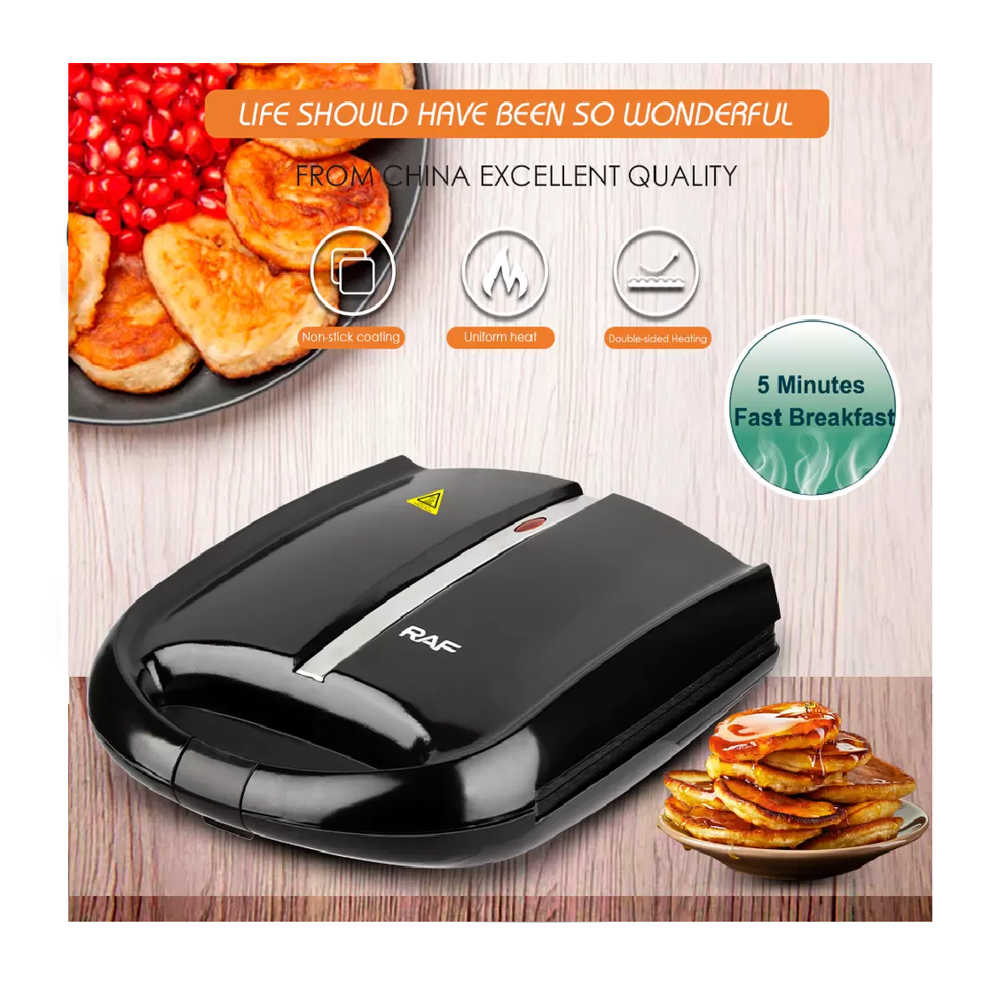 Maquina De Panqueques y Masas Multifuncional RAF-510-3