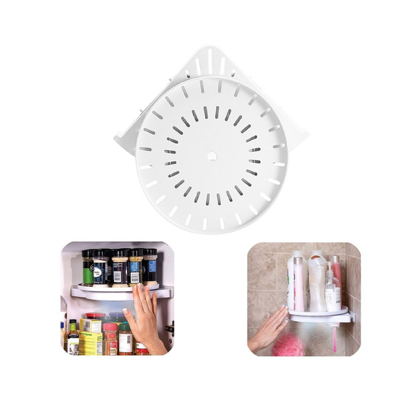 Estante giratorio para baño y cocina-2
