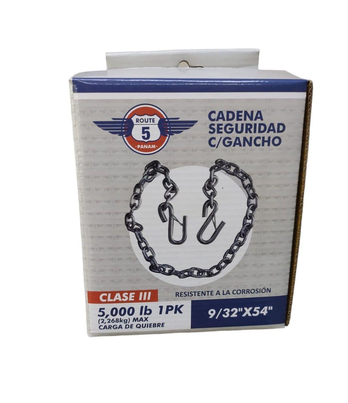 Cadena de Seguridad para Remolque con Gancho-2