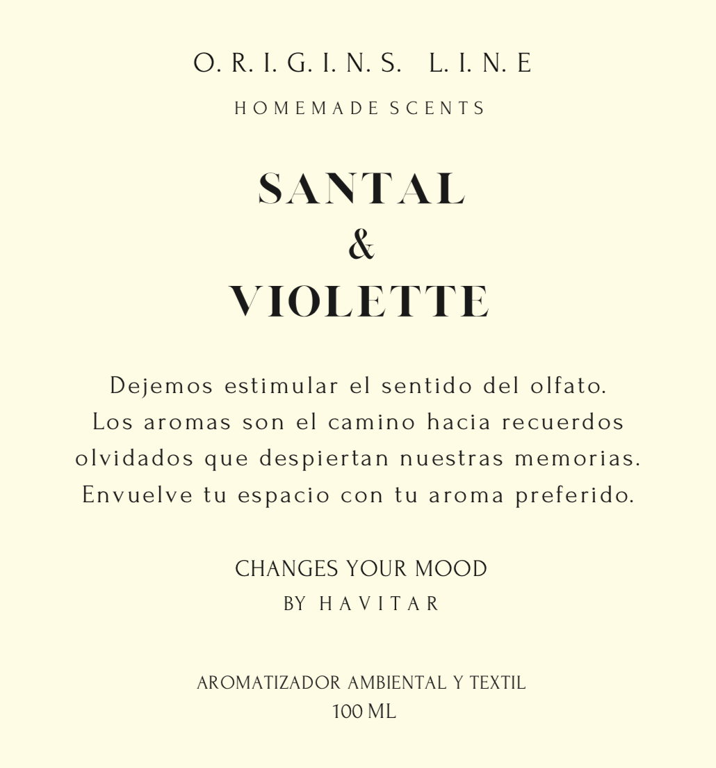 Aromatizador Ambiental y Textil PET 100 ML Santal & Violette-2