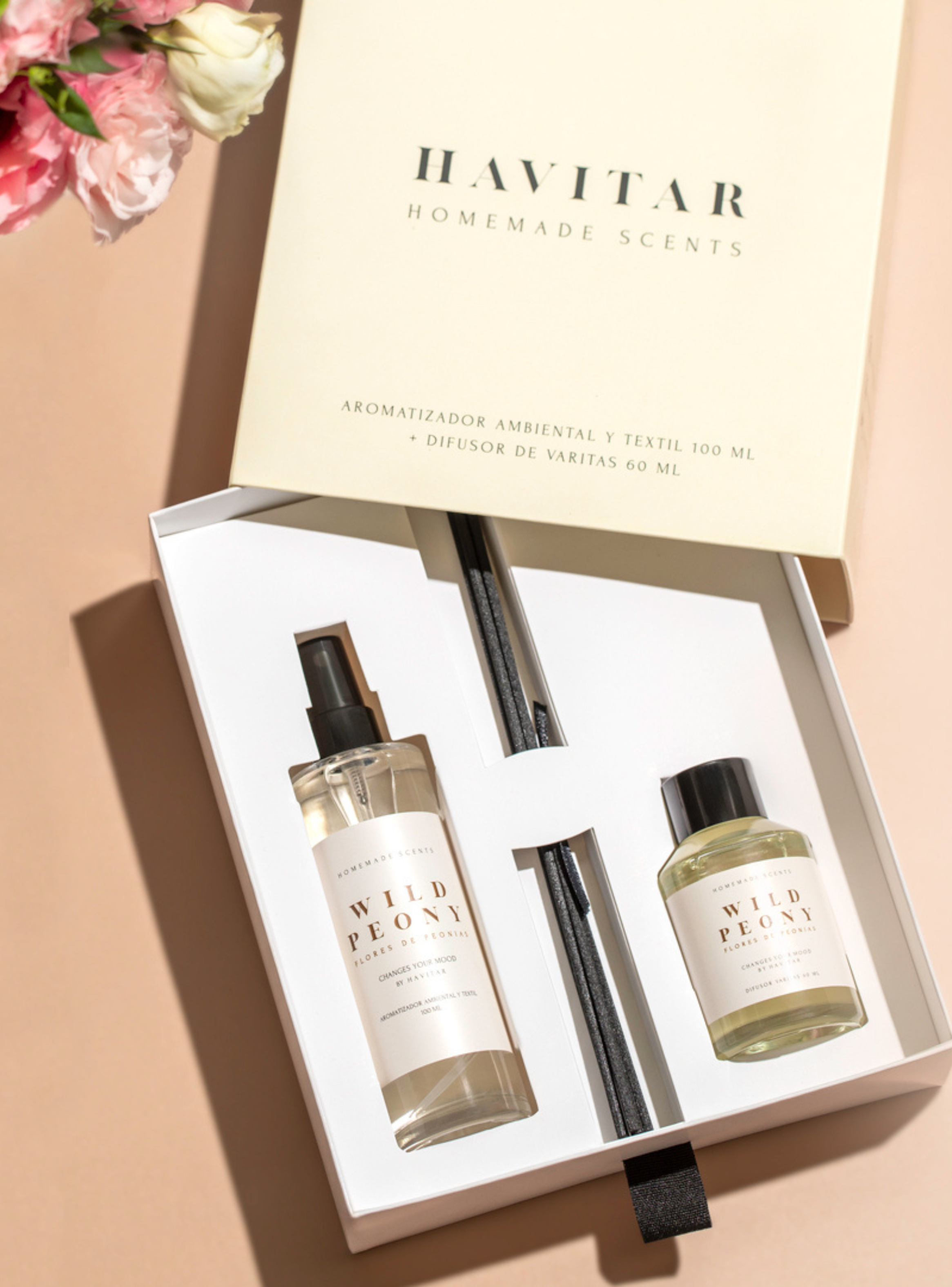 Pack Aromatizador y Difusor Wild Peony-2