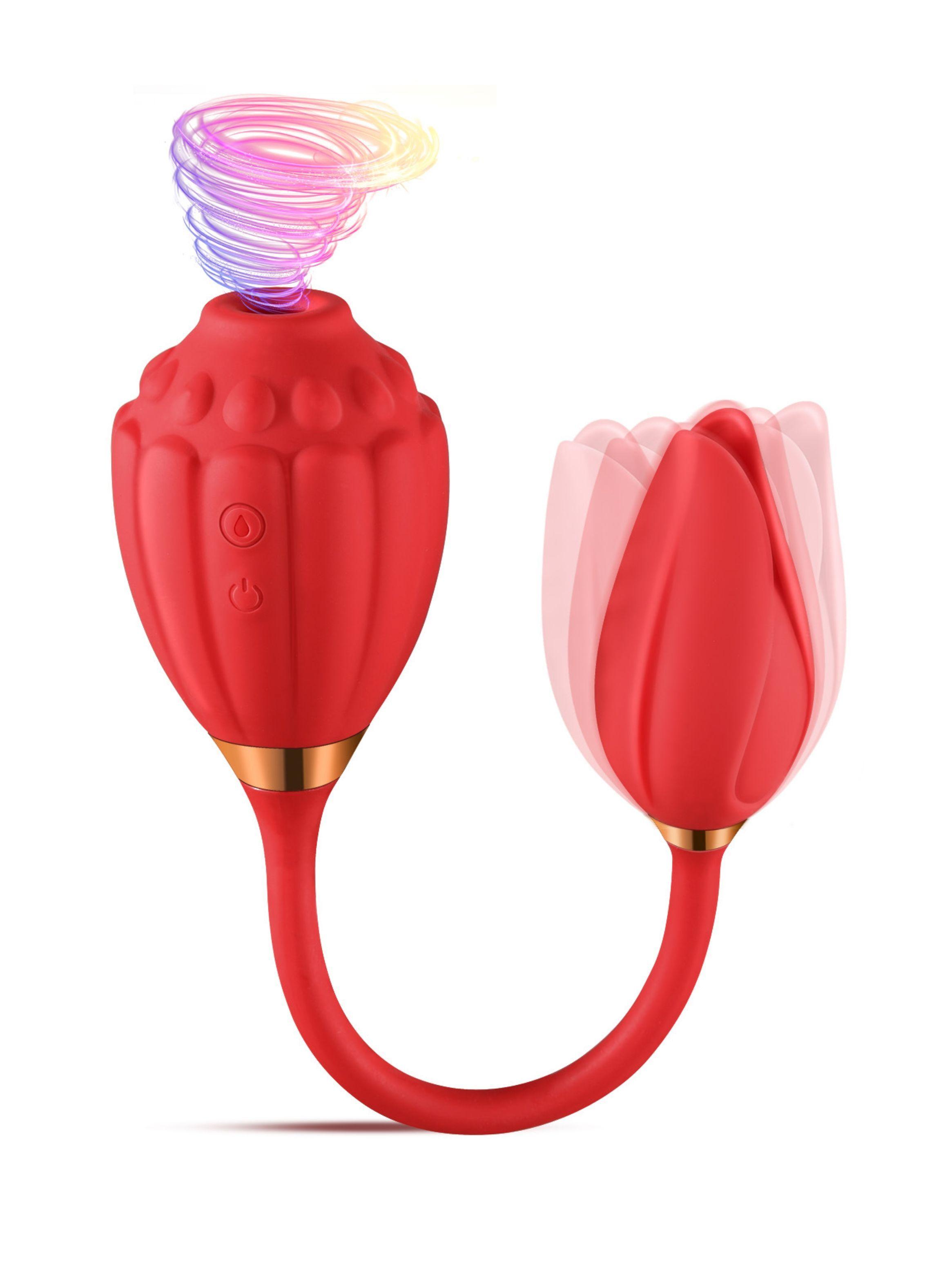 Vibrador Flor con Lengua Plus-0