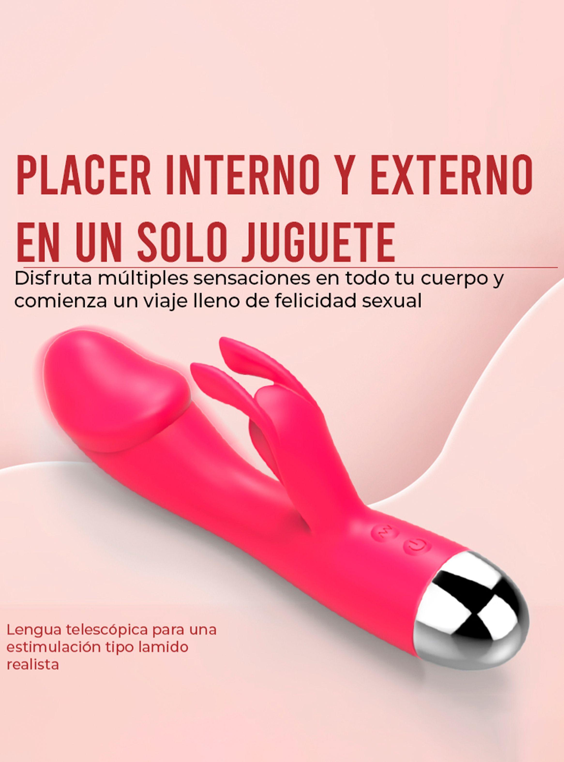 Vibrador Punto G con Estimulador de Clítoris de 16.2cm-3