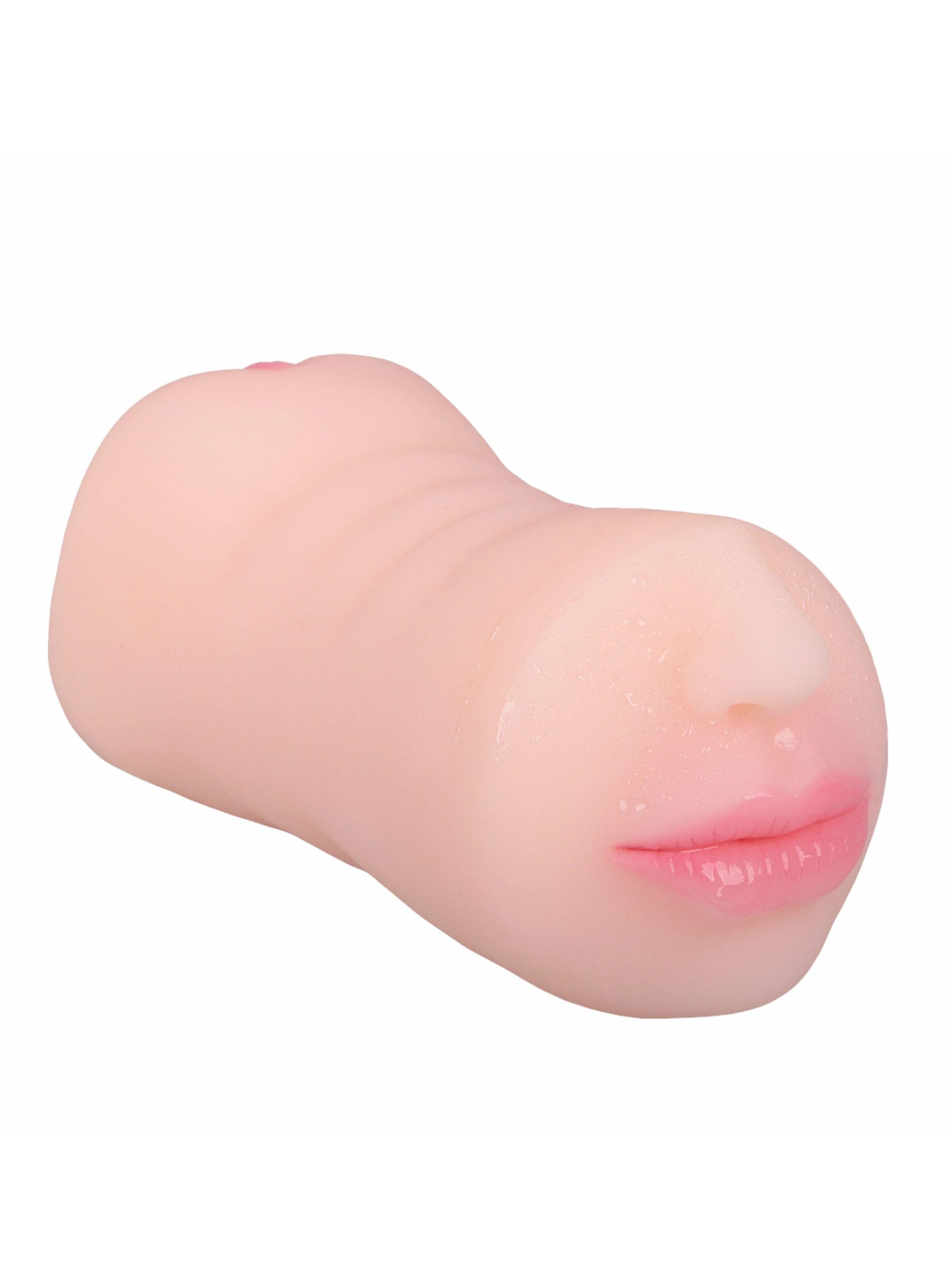 Masturbador Masculino Boca y Vagina -0