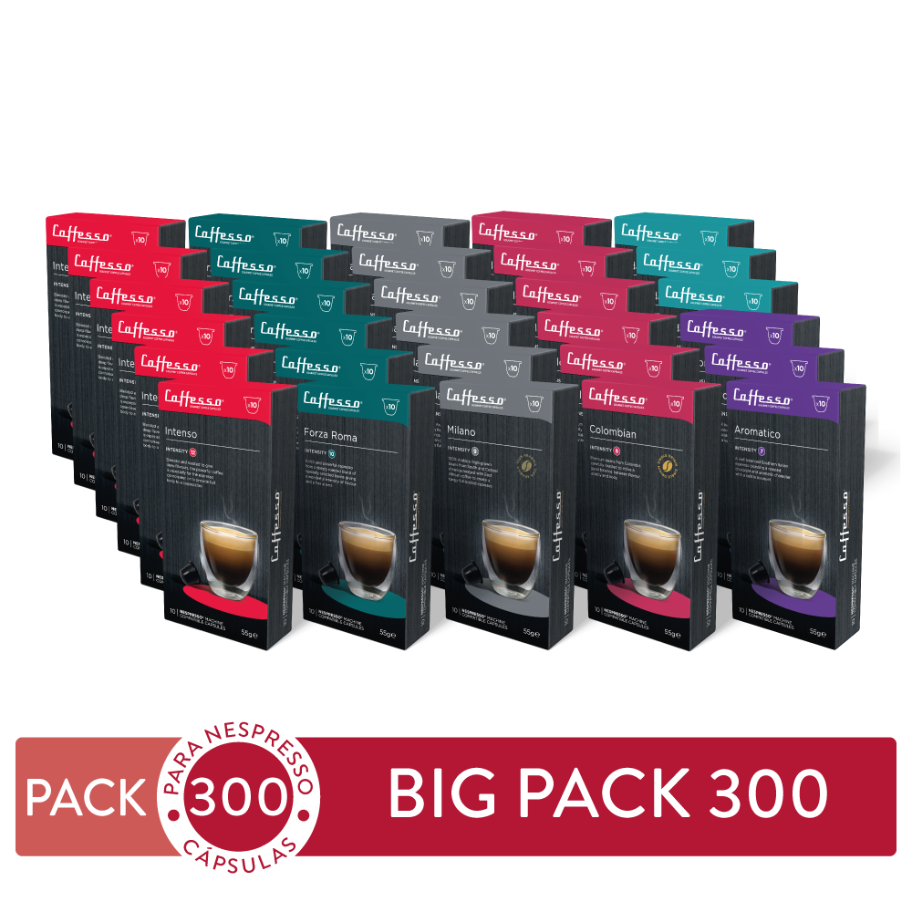 Pack 300 cápsulas de Café Caffesso - Para Nespresso-0