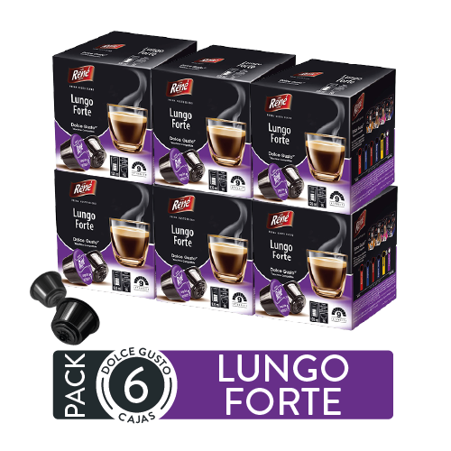 Lungo Forte para Dolce Gusto - René Coffee 96 cápsulas-0
