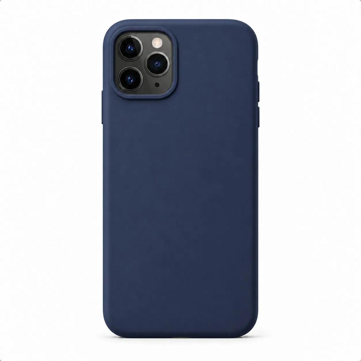 Carcasa Funda Silicona para iPhone 11 Pro con Interior de Microfibra-0
