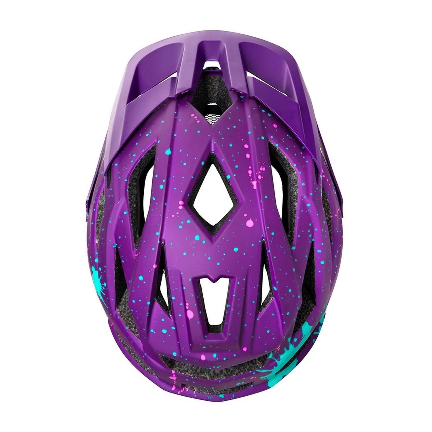 Casco de Ciclismo MTB Trip Enduro Morado Turquesa Cierre Magnético Fidlock EN1078-2