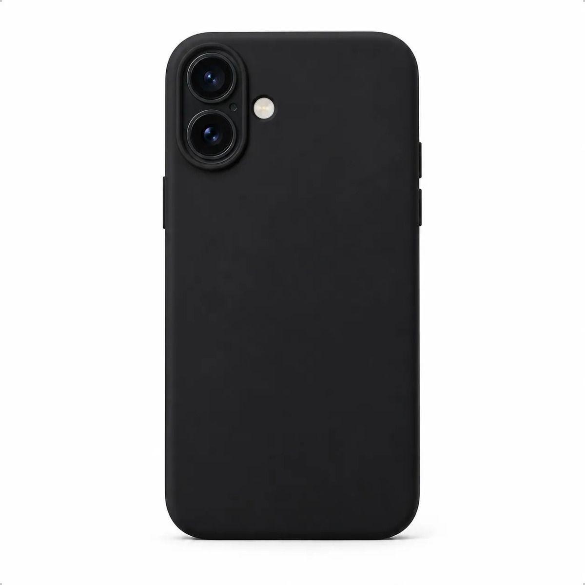Carcasa Funda Silicona para iPhone 16 Plus con Interior de Microfibra-0