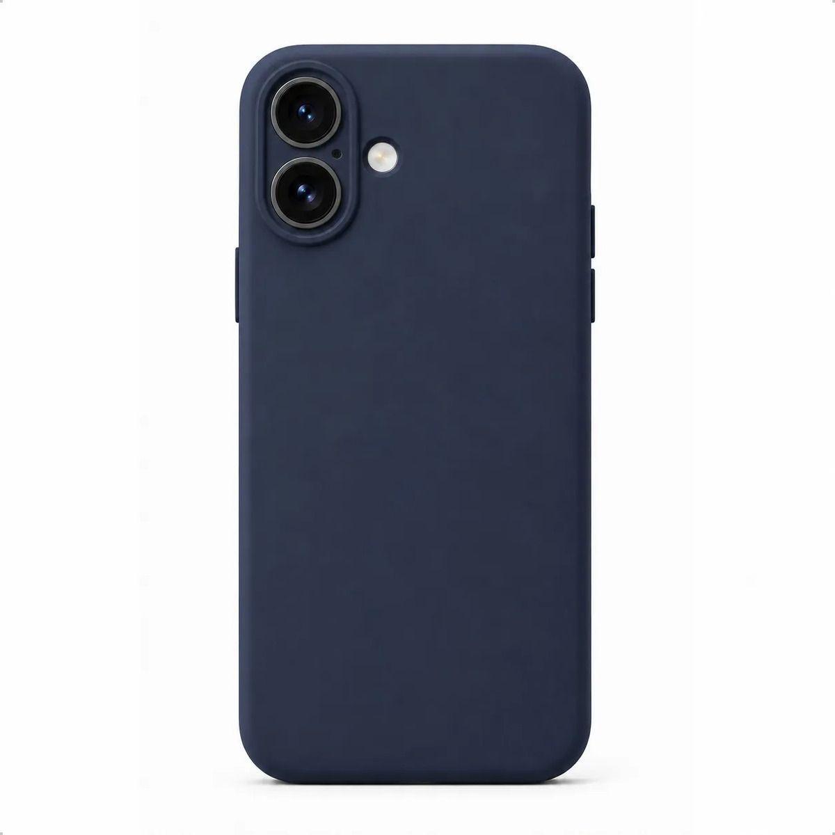 Carcasa Funda Silicona para iPhone 16 Plus con Interior de Microfibra-0