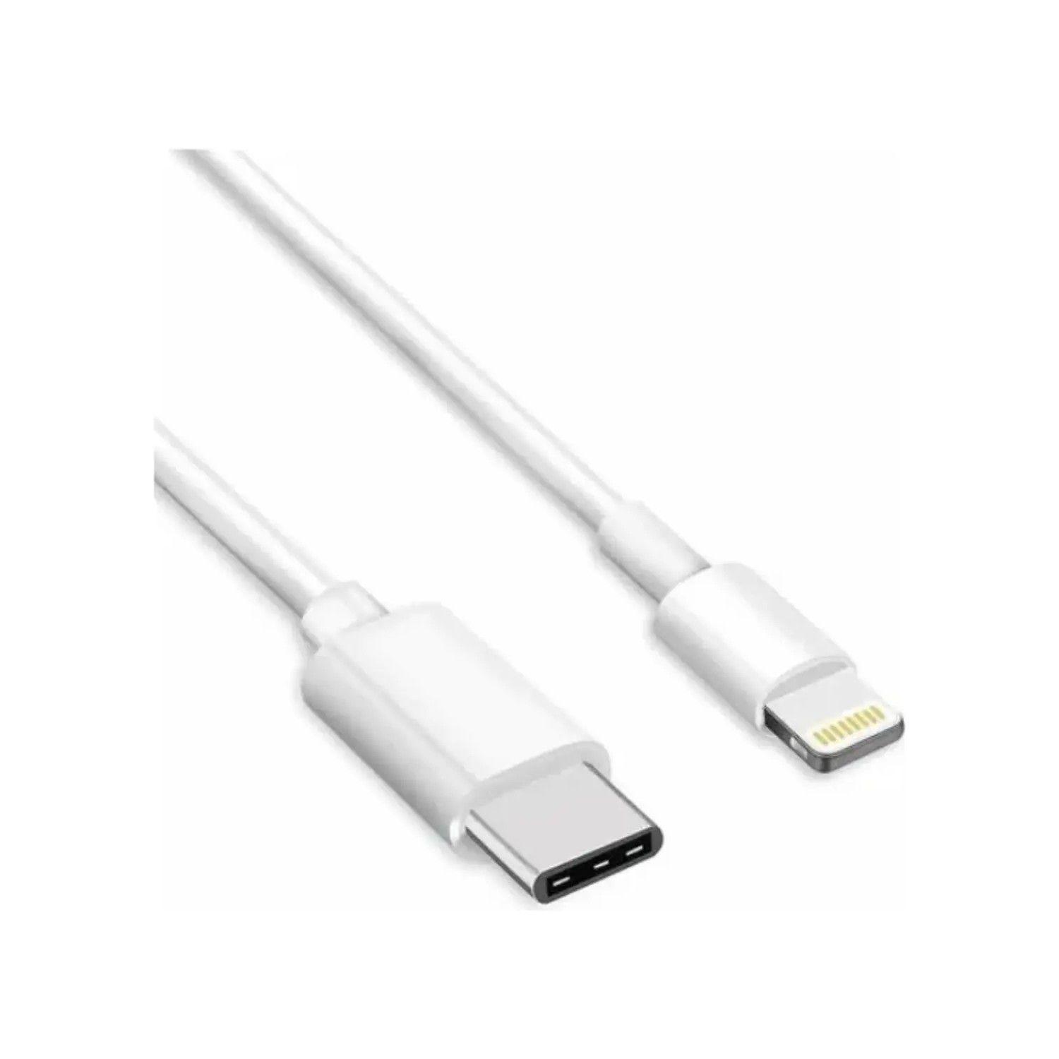 Cable Tipo C a Lightning Carga Rápida 35W 1 m Blanco para iPhone-1
