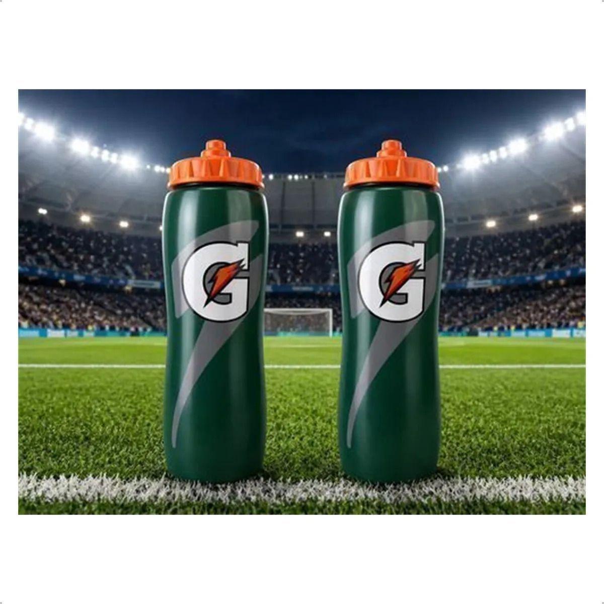 Pack 2 Botellas Gatorade 947 ml Caramañola Squeeze Verde Clásica-4