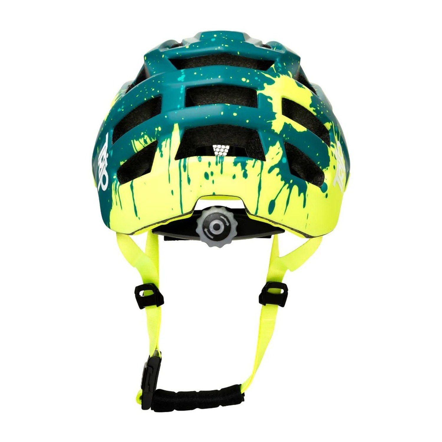 Casco de Ciclismo MTB Trip Enduro Verde Amarillo Flúor Cierre Magnético Fidlock EN1078-1