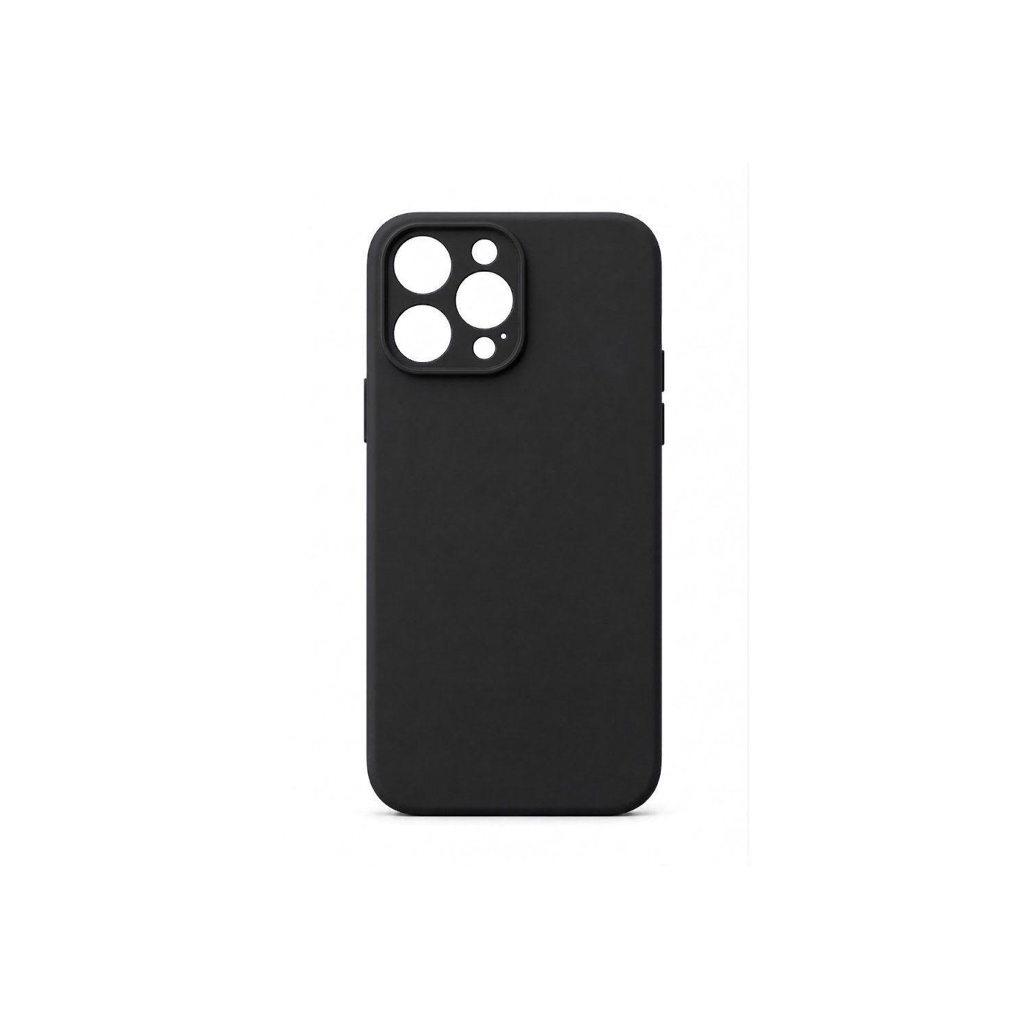 Carcasa de Silicona para iPhone 14 Pro Max con Interior de Microfibra-0