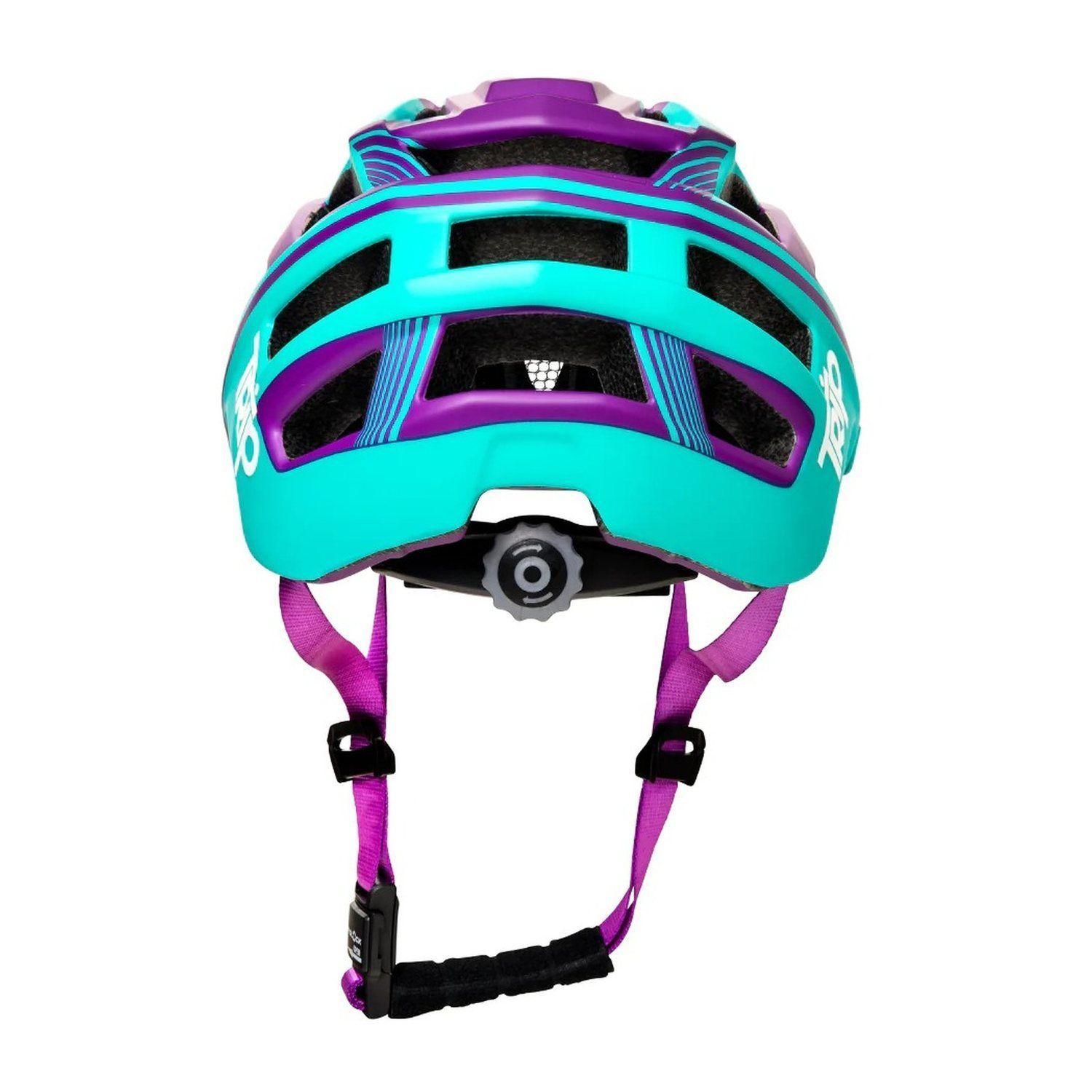 Casco Bicicleta Ciclismo MTB Trip Enduro Certificado Blue-1