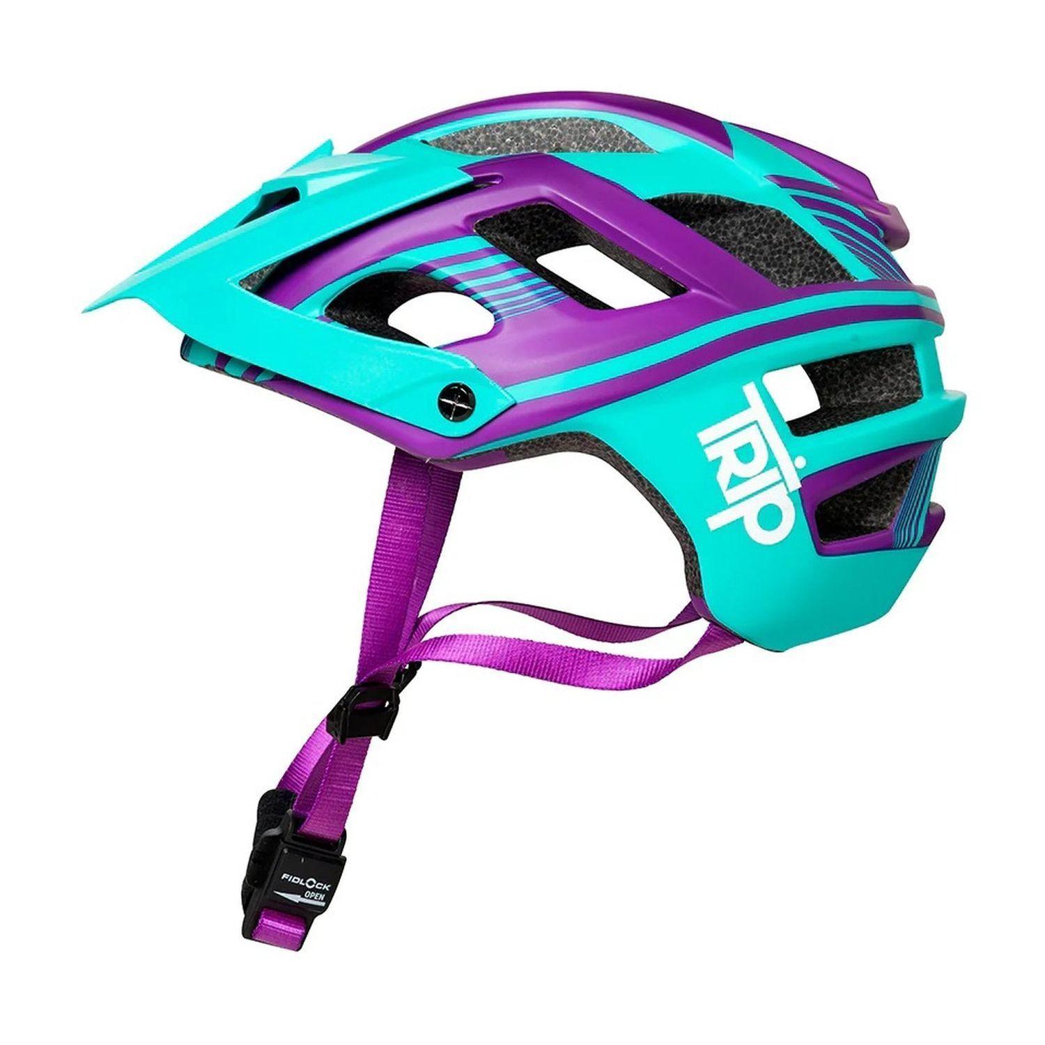 Casco Bicicleta Ciclismo MTB Trip Enduro Certificado Blue-2
