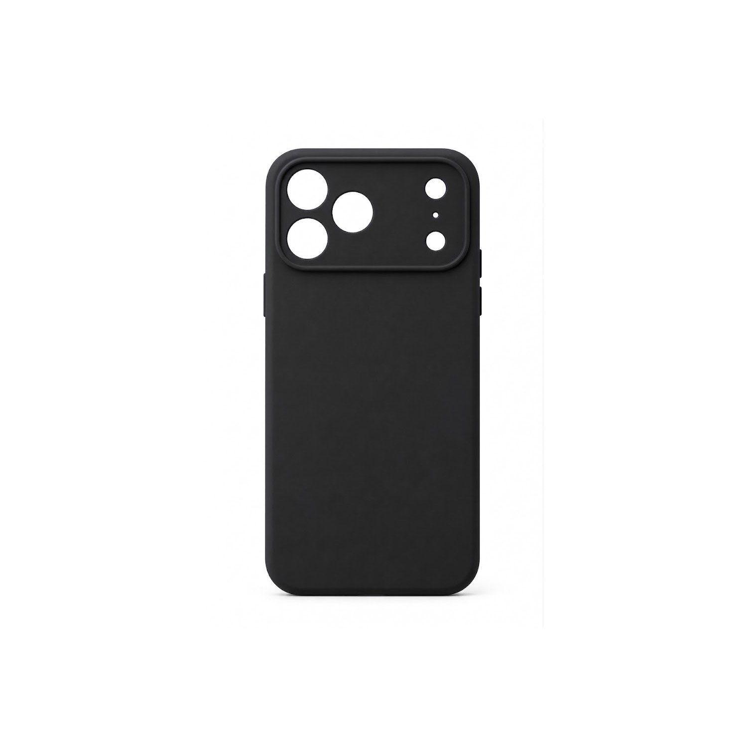 Carcasa de Silicona para iPhone 17 Pro Max con Interior de Microfibra-0