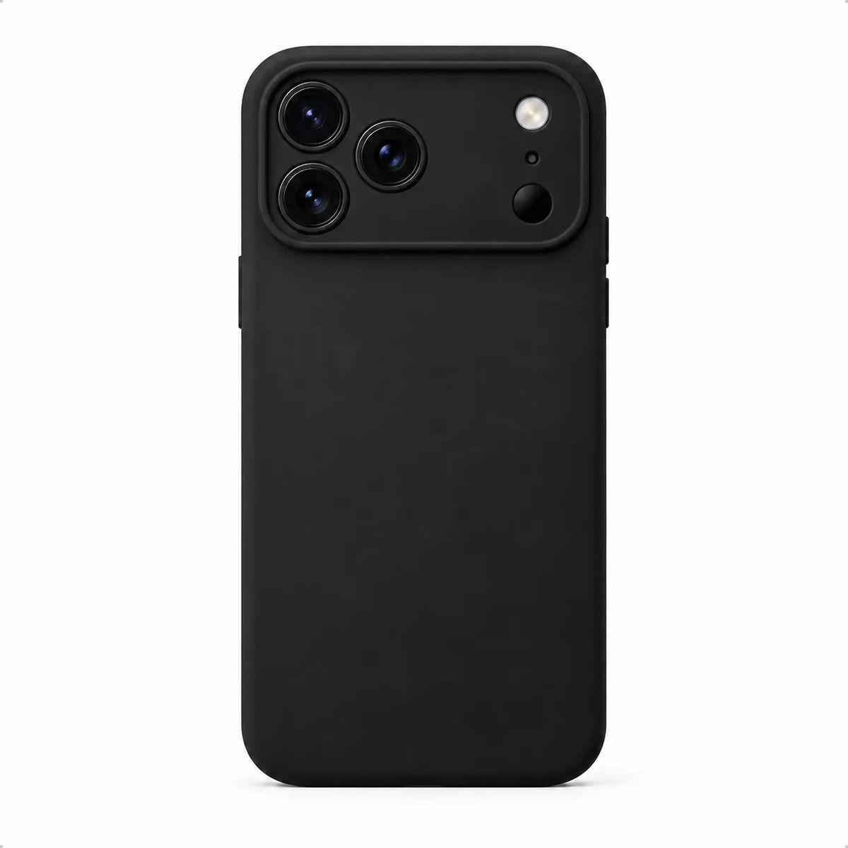 Carcasa de Silicona para iPhone 17 Pro Max con Interior de Microfibra-0