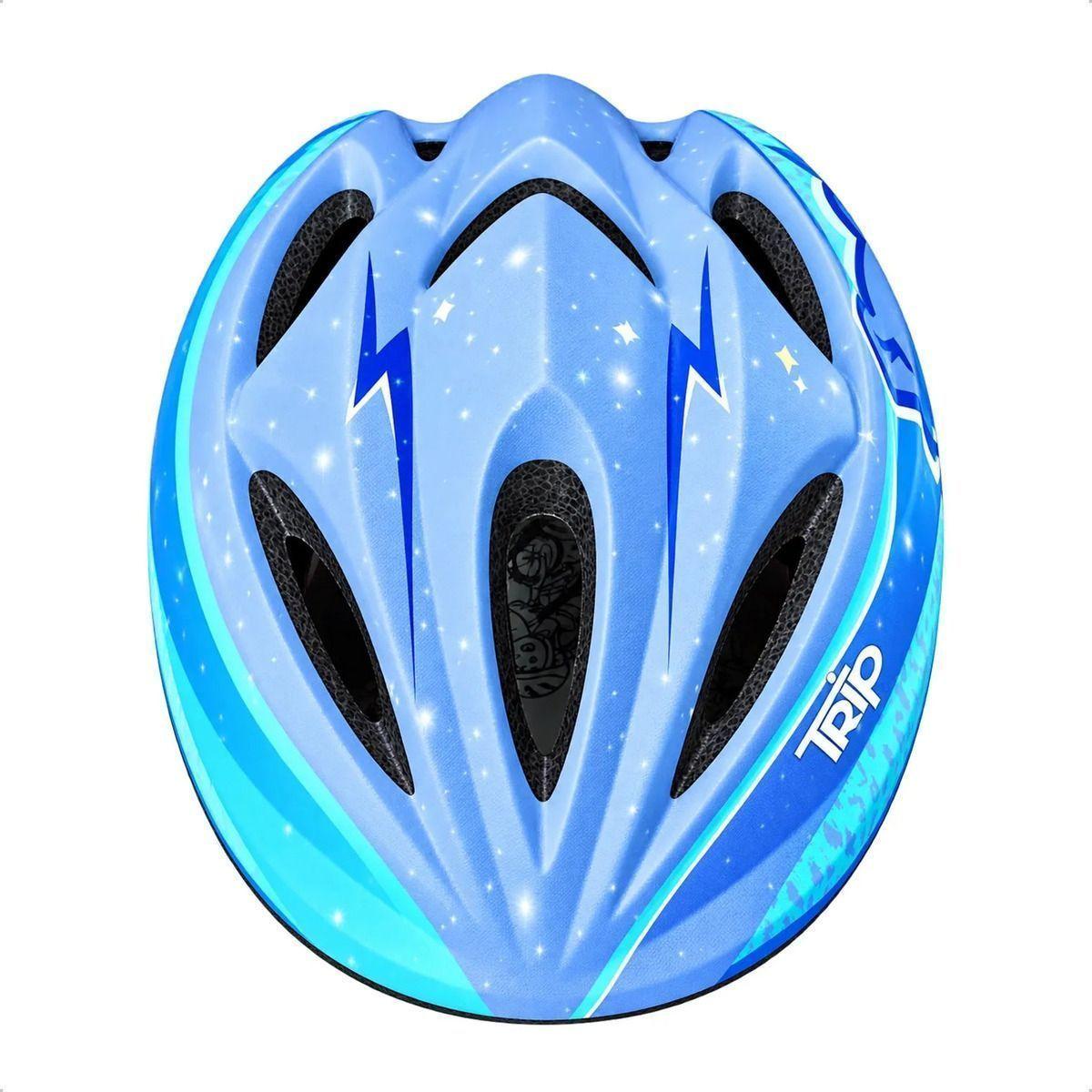 Casco Bicicleta Infantil Niño Niña Trip Cat Purple Talla S 48-52 cm-1