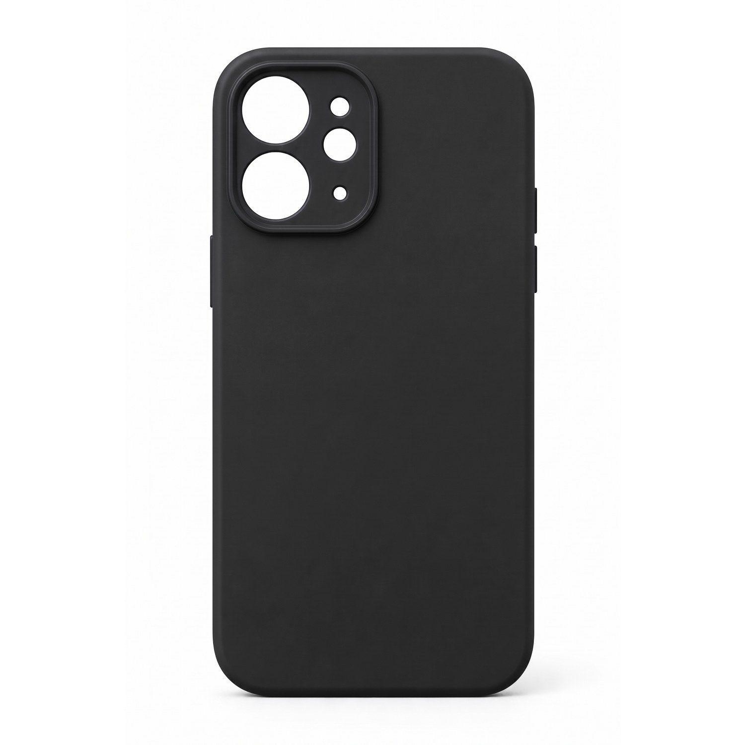 Carcasa de Silicona para iPhone 12 Mini con Interior de Microfibra-0
