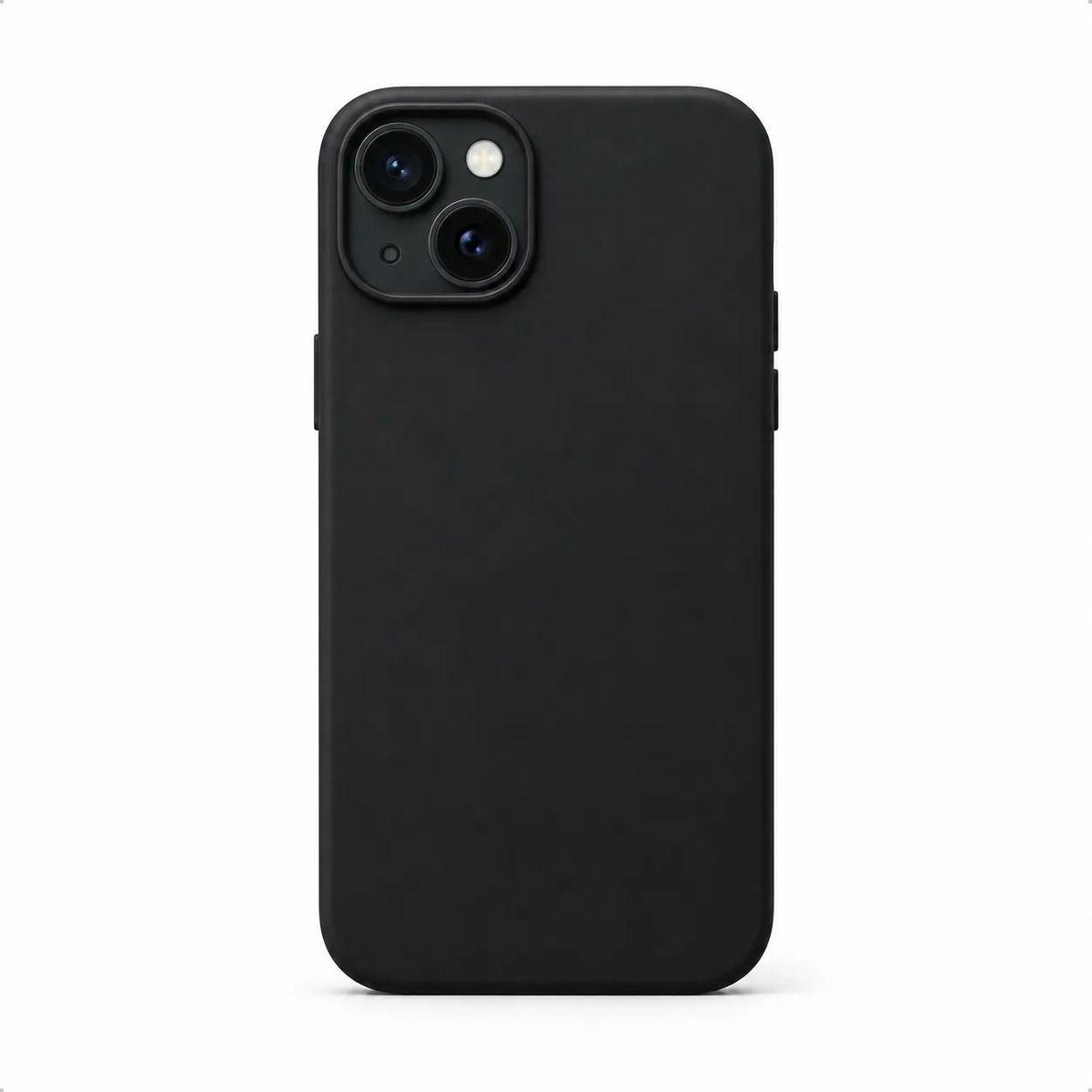 Carcasa Funda Silicona para iPhone 15 con Interior de Microfibra-0