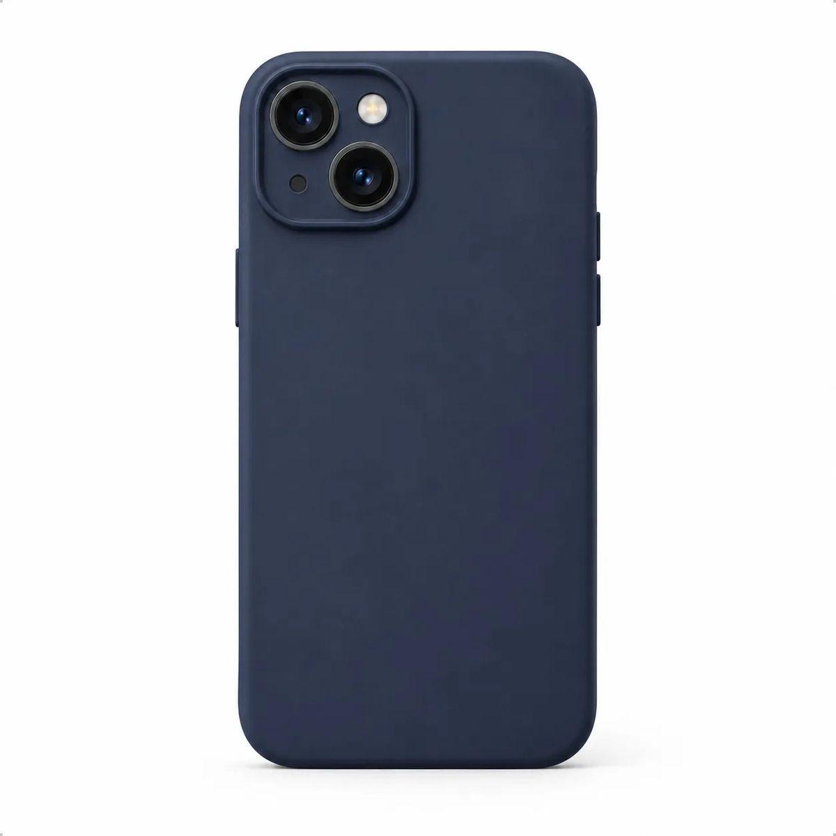 Carcasa Funda Silicona para iPhone 15 con Interior de Microfibra-0