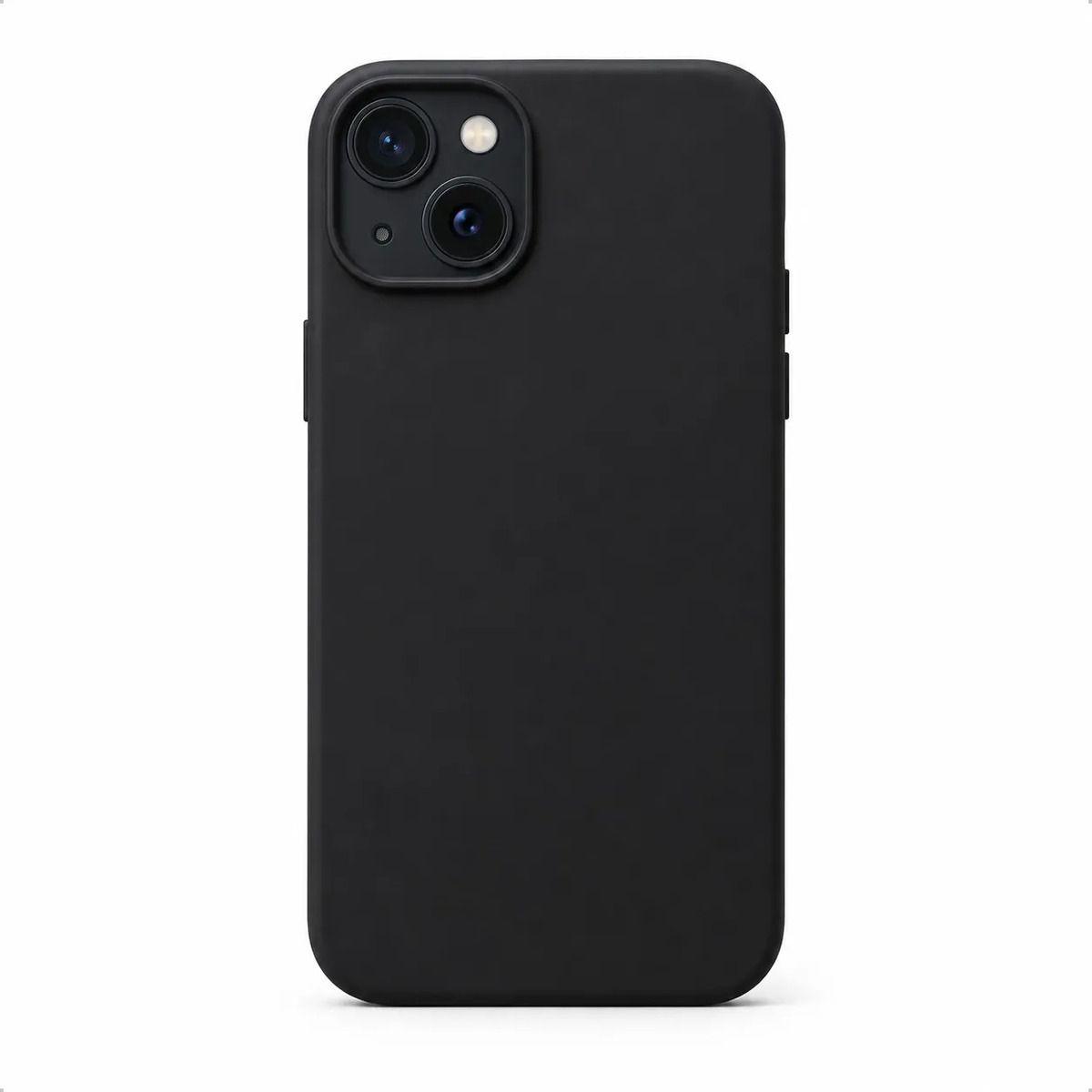 Carcasa de Silicona para iPhone 13 con Interior de Microfibra-0