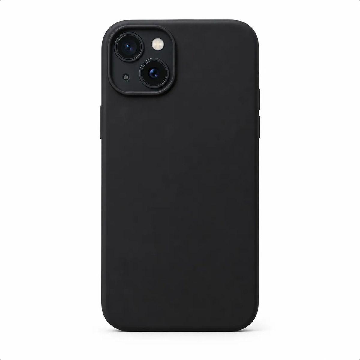 Carcasa Funda Silicona iPhone 13 con Interior de Microfibra-0